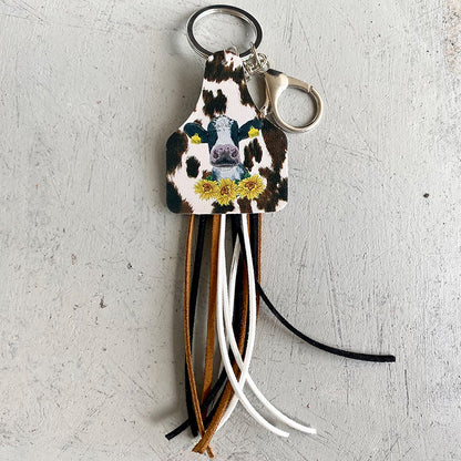 Chimney Shape Fringe Detail Key Chain