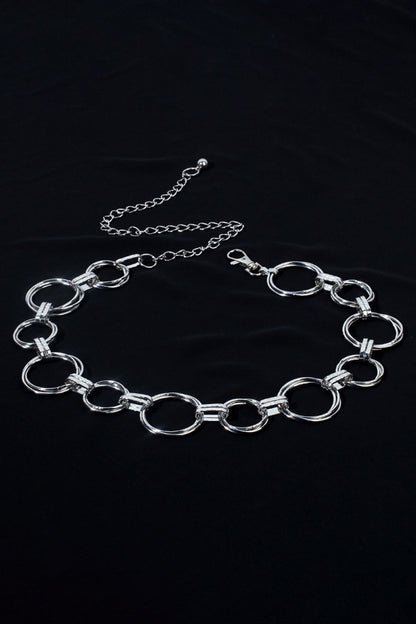 Alloy Chain Circle Shape Belt