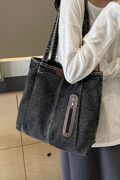 Medium Denim Tote Bag