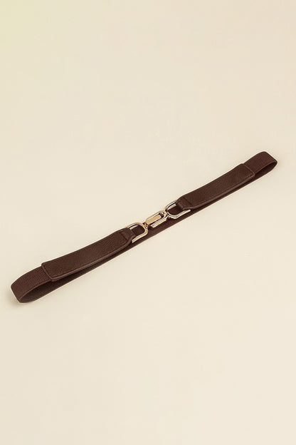 Alloy Buckle Elastic Belt