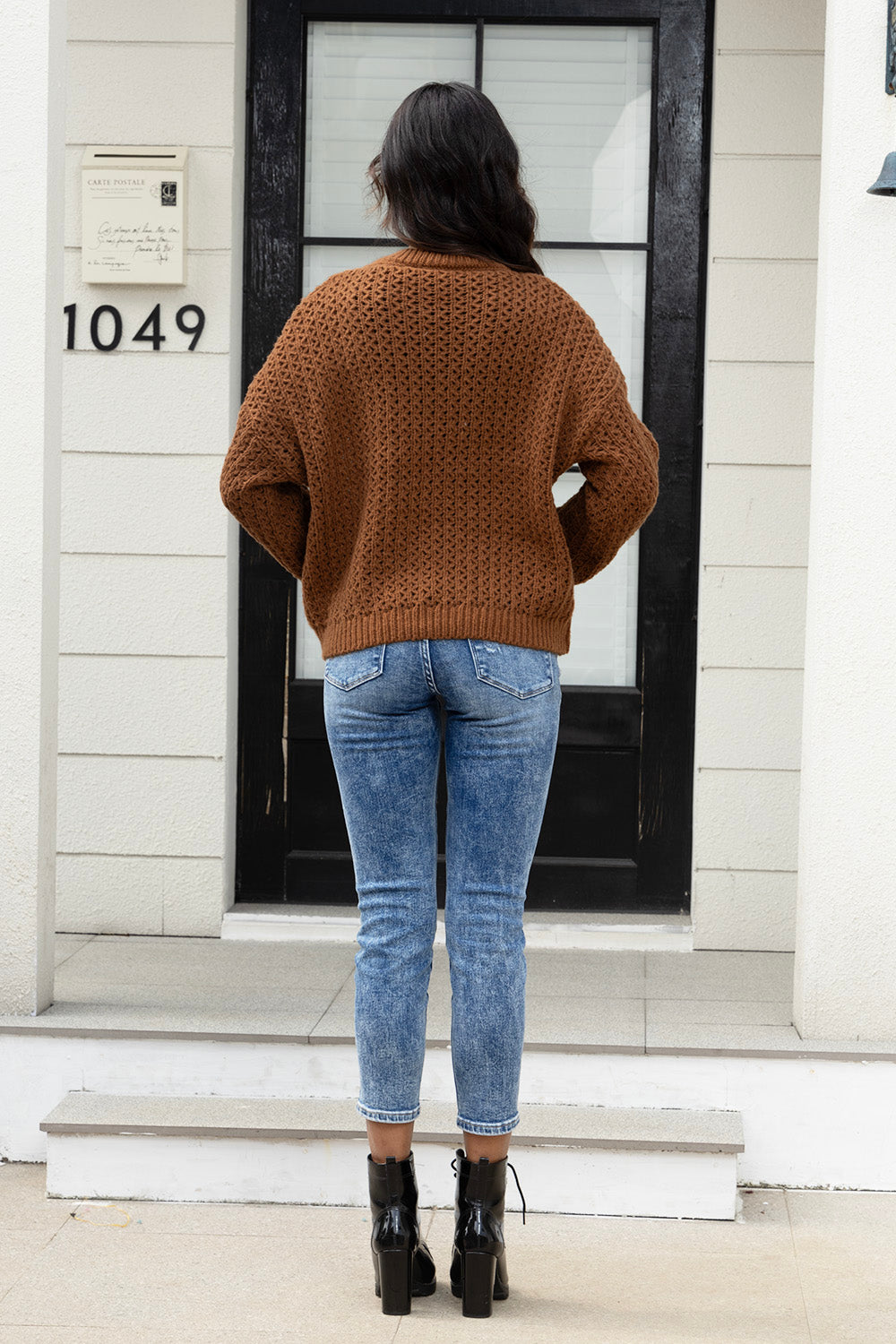 Round Neck Long Sleeve Sweater