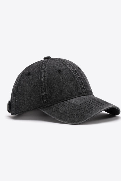 Plain Adjustable Baseball Cap