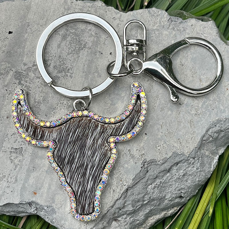 Bull Shape Key Chain