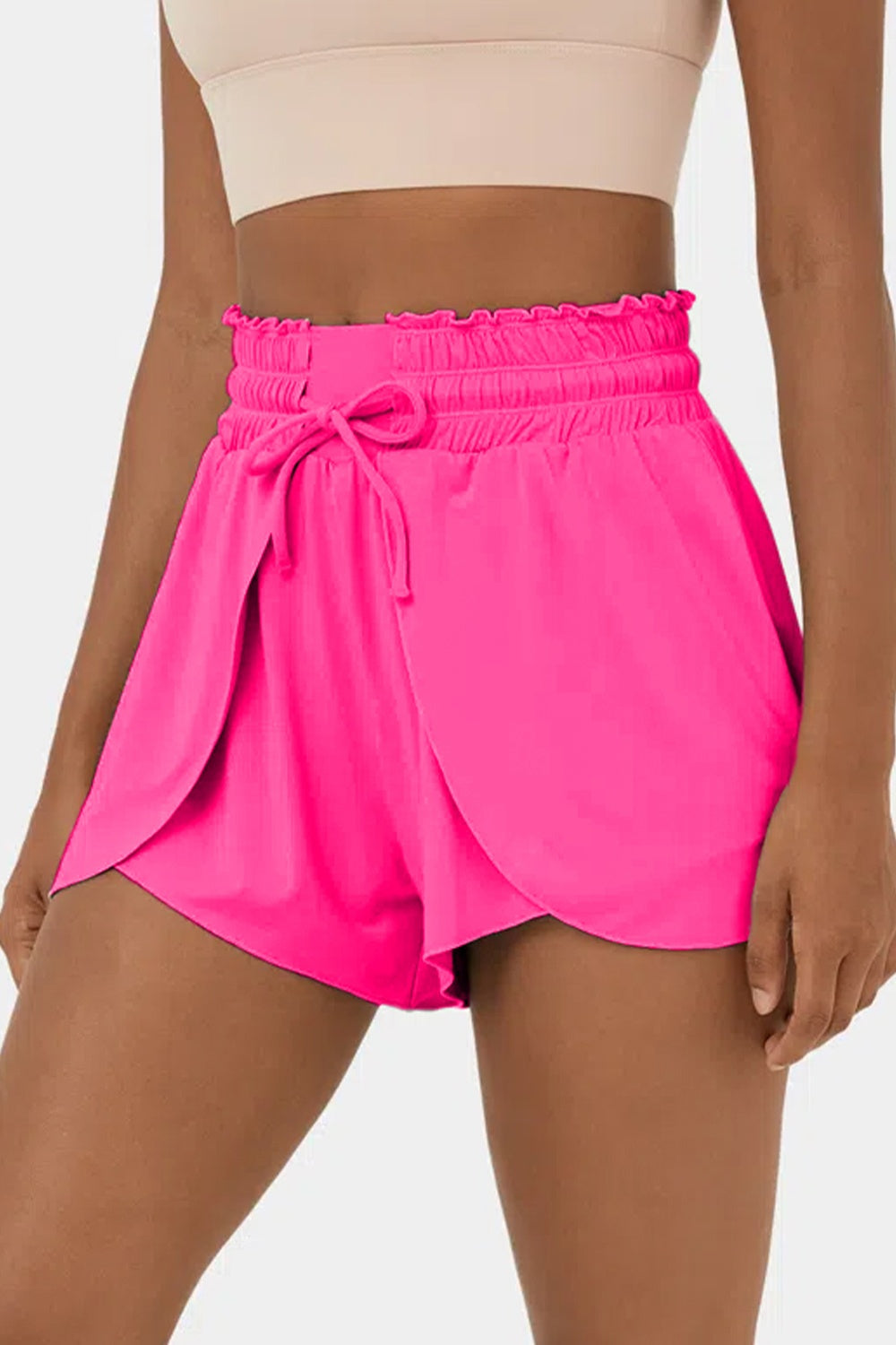 Drawstring Swim Shorts with Pockets