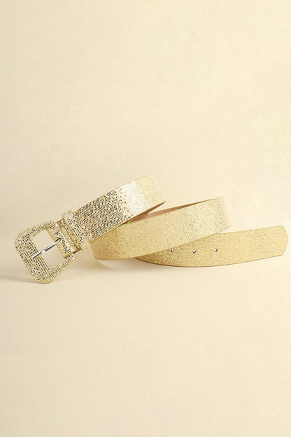 Glitter PU Leather Belt